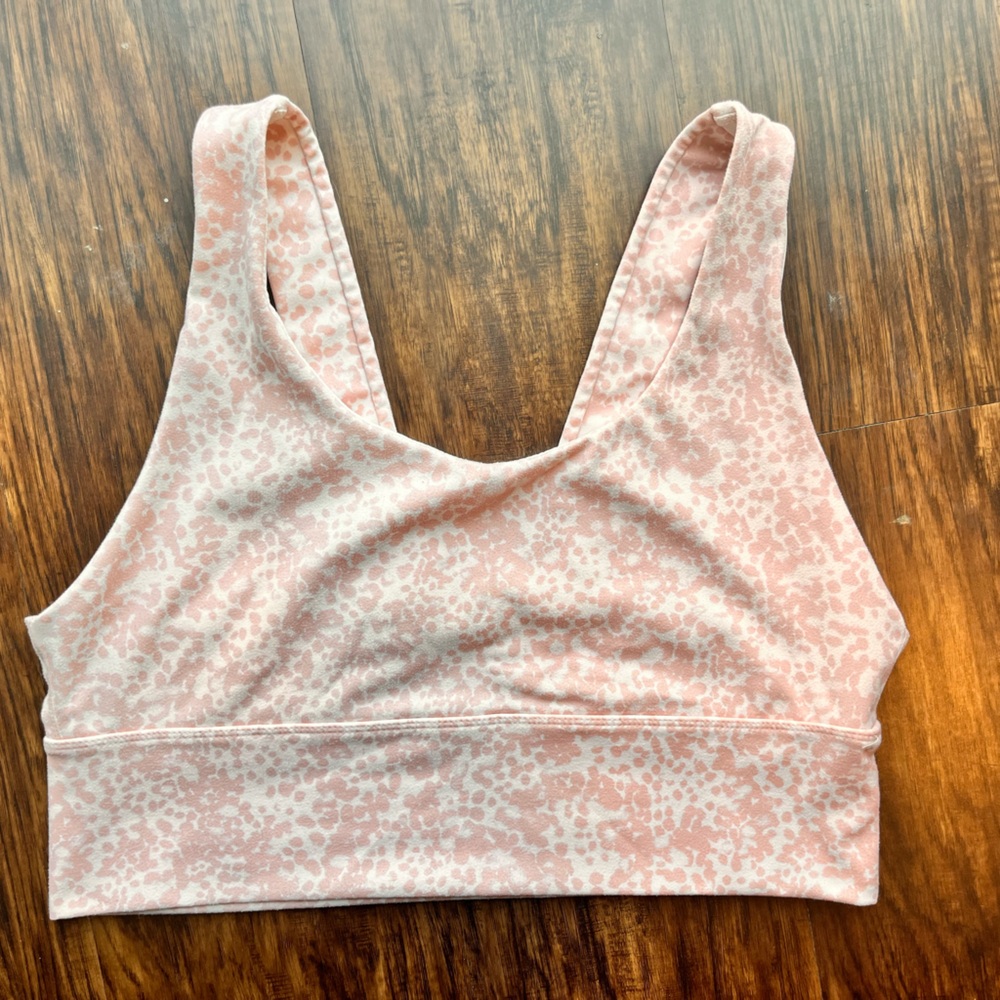 Dip Brand Pink Patterned Sports Bra